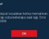 Cara Mengatasi Error #10008 di MAXstream