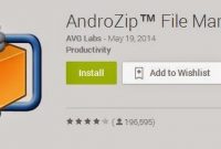 aplikasi android gratis androzip fime manager