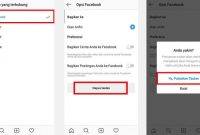 cara agar instagram tidak terhubung dengan facebook